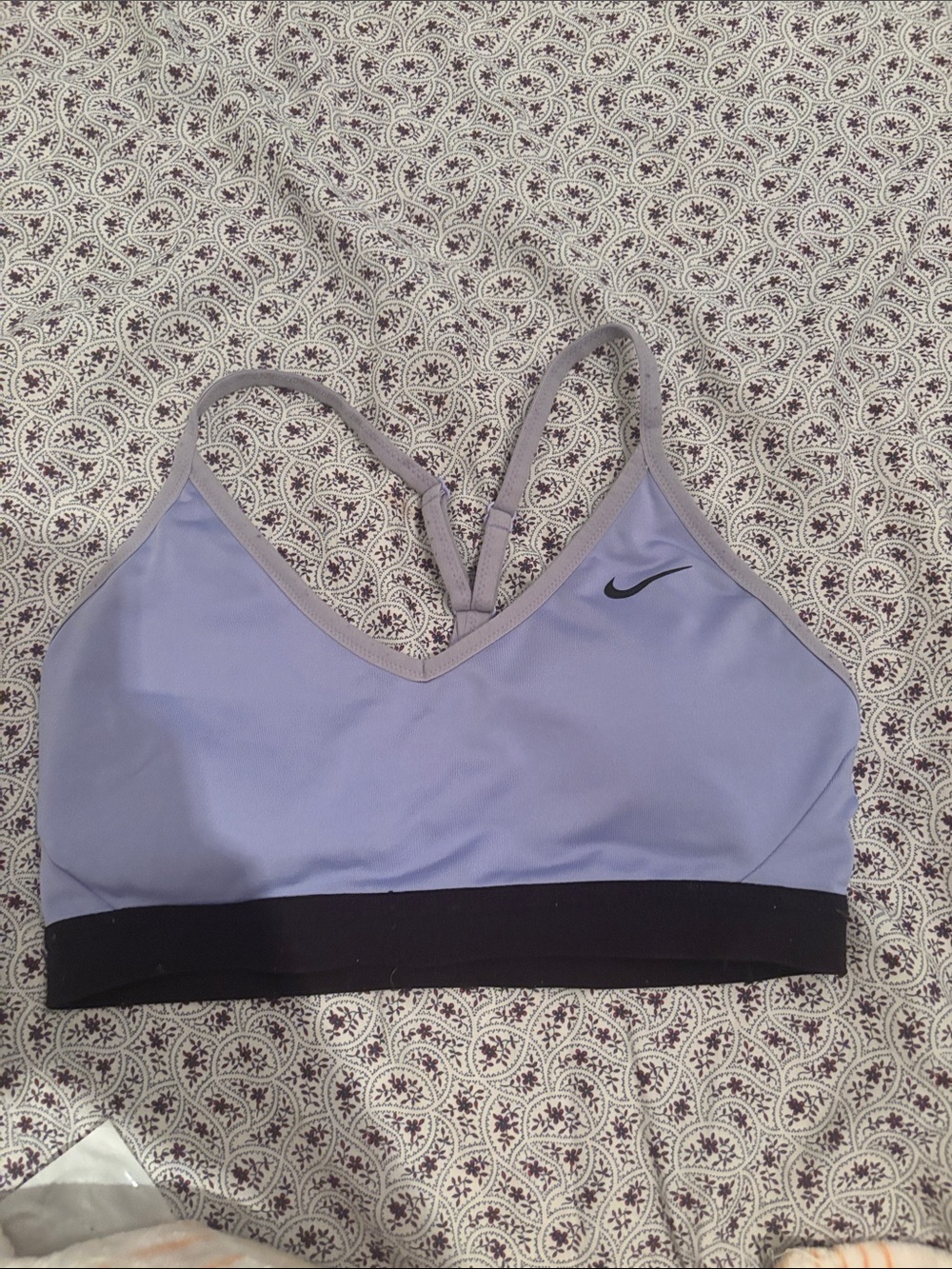 Nike Lavender Sports Bra with Black Band